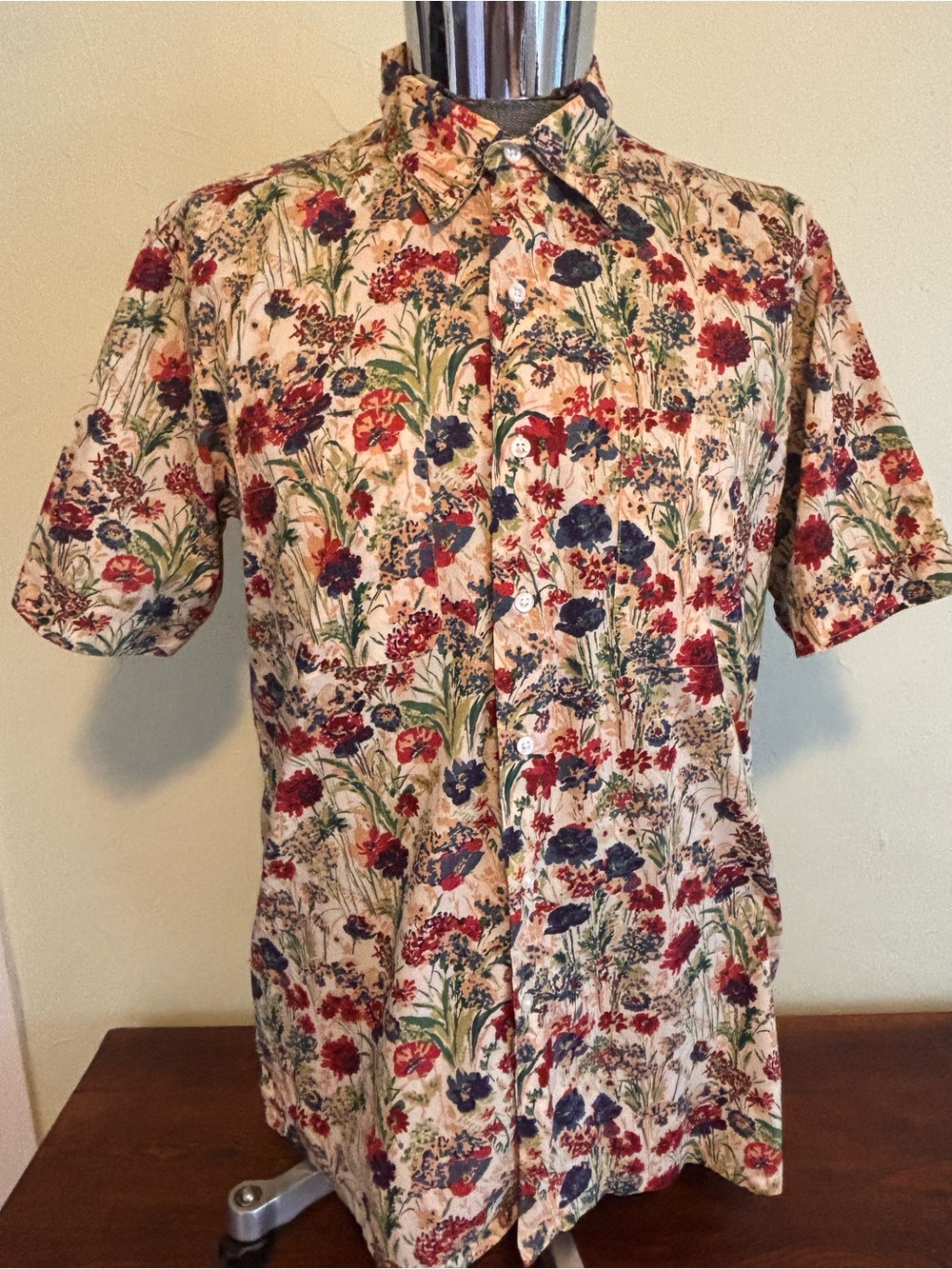 Men's  Maus & Hoffman Fabric By Liberty Floral Button-Up Shirt